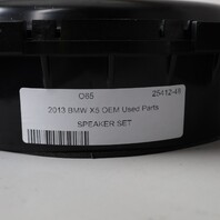 2011-2014 BMW X3 X5 Floor Speaker Subwoofer Pair Set 65139218695 OEM Used