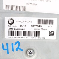 2009-2012 BMW X5 X6 Amp Amplifier Lear Hifi 65129275579 OEM Used
