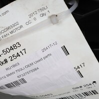 2011-2015 BMW 550i 650i 750i Radiator Fan 850 Watt 17428509743OEM Used