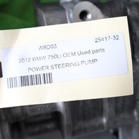 2011-2015 BMW 550i 650i 750i Power Steering Pump 32416796493 OEM Used
