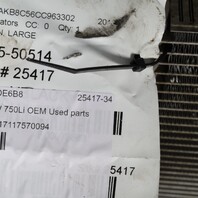 2009-2015 BMW 750i Main Radiator 17117570094 OEM Used