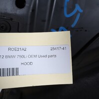 2009-2015 BMW 740i 750Li 760i F01 F02 Hood Black 41617204514 OEM Used