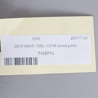 2009-2015 BMW 750i Left Trunk Lid Shock Spring Set Pair 51247185713 OEM Used