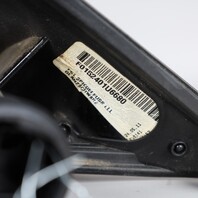 2009-2012 BMW 740i 750i Left Door Mirror Black 51167282161 OEM Used