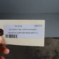 2009-2015 BMW 740i 750i Left Hood Latch Support Bracket 51647184159 OEM Used