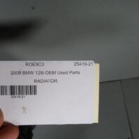 2007-2013 BMW 128i 328i Z4 N52 Radiator 17117562079 OEM Used