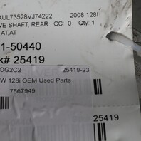 2008-2013 BMW 128i Automatic Rear Driveshaft 26107567949 OEM Used