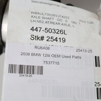 2008-2013 BMW 128i 328i Left Rear Axle Shaft CV Joint 33217537715 OEM Used