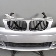 2008-2011 BMW 128i Front Bumper Cover With Grilles Titan Silver OEM Used