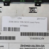 08-09 BMW 128i 135i 328i 335i Stereo Radio Professional CD 65129178860 OEM Used