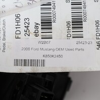 2006-2009 Ford Mustang Clutch Brake Pedal Manual Transmission K850K2450 OEM Used