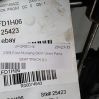 2005-2009 Ford Mustang Left Front Seat Track Frame Base 6R3Z6361711AAA OEM Used