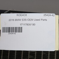 2011-2019 BMW 528i 535i 550i 640i 740i Right Auxiliary Radiator OEM Used