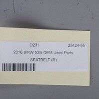 2011-2016 BMW 528i 535i 550i M5 F10 Right Front Seat Belt 72117241748 OEM Used