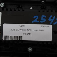 2011-2016 BMW 528i 535i 550i M5 Audio Climate Control Panel 61319328425 OEM Used