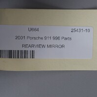 1999-2005 Porsche 911 996 Inside Rear View Mirror 99673151101 OEM Used