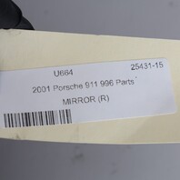 1997-2004 Porsche 911 Boxster Right Door Mirror 10 Pin OEM Used