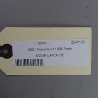 1998-2004 Porsche 911 Boxster Right Door Latch 3B1837016P OEM Used