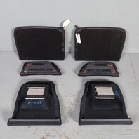 2000-2004 Porsche 911 996 Convertible Rear Seat Set Upper Lower Black OEM Used