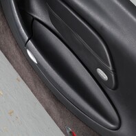 1999-2004 Porsche 911 996 Right Door Panel Leatherette Black OEM Used