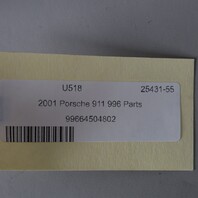 1999-2004 Porsche 911 996 Right Rear Speaker HAES Black 99664504802 OEM Used