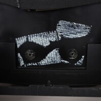 99-01 Porsche 911 996 Center Dash Air Vent Bezel Black Single Din OEM Used