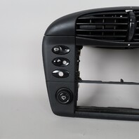 99-01 Porsche 911 996 Center Dash Air Vent Bezel Black Single Din OEM Used