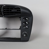 99-01 Porsche 911 996 Center Dash Air Vent Bezel Black Single Din OEM Used