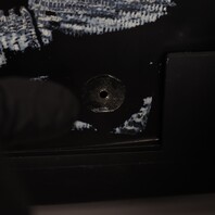 99-01 Porsche 911 996 Center Dash Air Vent Bezel Black Single Din OEM Used