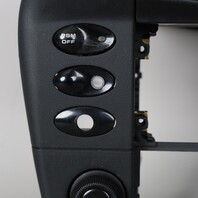 99-01 Porsche 911 996 Center Dash Air Vent Bezel Black Single Din OEM Used