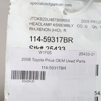 2008 Toyota Prius OEM Parts