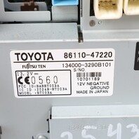 2006-2008 Toyota Prius Navigation Information Display Screen 8611047220 OEM Used