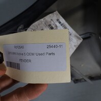 2011-2016 BMW 528i 535i 550i Right Fender Black 41357248660 OEM Used