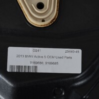 2011-2016 BMW 528i 535i 550i Floor Speaker Subwoofer Pair 65139169685 OEM Used