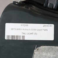 2011-2013 BMW 528i 535i 550i M5 F10 Right Tail Light 63217203232 OEM Used