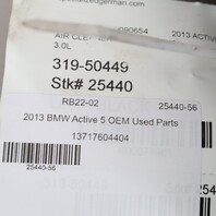 2011-2016 BMW 535i 640i N55 Air Cleaner Filter Box 13717604404 OEM Used