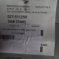 2011-2016 BMW 528i 535i 550i Right Front Strut Shock EDC 37116796856 OEM Used