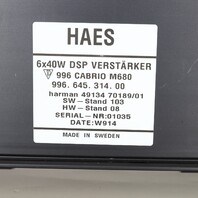 1999 2000 Porsche 911 996 Amp Amplifier HAES 99664531400 OEM Used