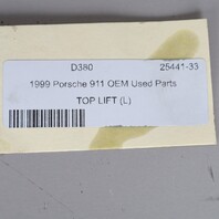 Porsche 911 996 997 Convertible Left Top Shock Hydraulic Lift Cylinder OEM Used