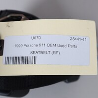 1999-2001 Porsche 911 996 Convertible Right Front Seat Belt 99680303403 OEM