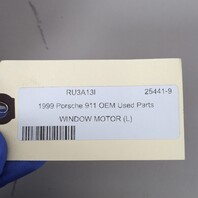 1999-2004 Porsche 911 996 Convertible Left Door Window Motor OEM 99662410104