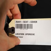 1997-2004 Porsche 911 996 Boxster 986 Seat Backrest Outer Cover Black OEM