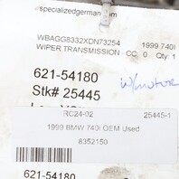 1995-2001 BMW 740i 750i Windshield Wiper Linkage Motor 61618360049 OEM Used