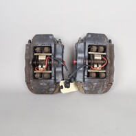 2004-2010 Porsche Cayenne Rear Brake Caliper Set Pair Brembo Black OEM