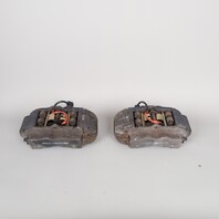 2004-2010 Porsche Cayenne Rear Brake Caliper Set Pair Brembo Black OEM