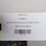 2004-2010 Porsche Cayenne Rear Brake Caliper Set Pair Brembo Black OEM