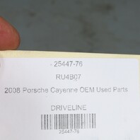 2004-2010 Porsche Cayenne Rear Drive Shaft Cardan 95542102015 OEM