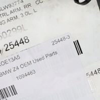2003-2008 BMW Z4 Left Rear Lower Trailing Control Arm 33326774775 OEM Used
