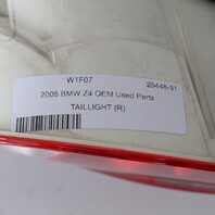 2006-2008 BMW Z4 E85 Right Tail Light 63217162730 OEM Used