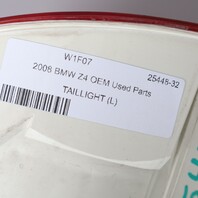 2006-2008 BMW Z4 E85 Left Tail Light 63217162729 OEM Used